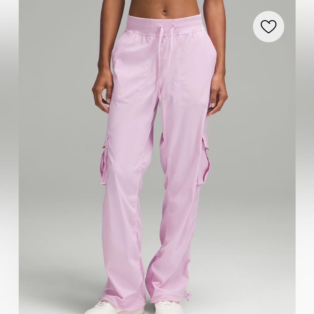 mid rise relaxed fit dance studio cargo